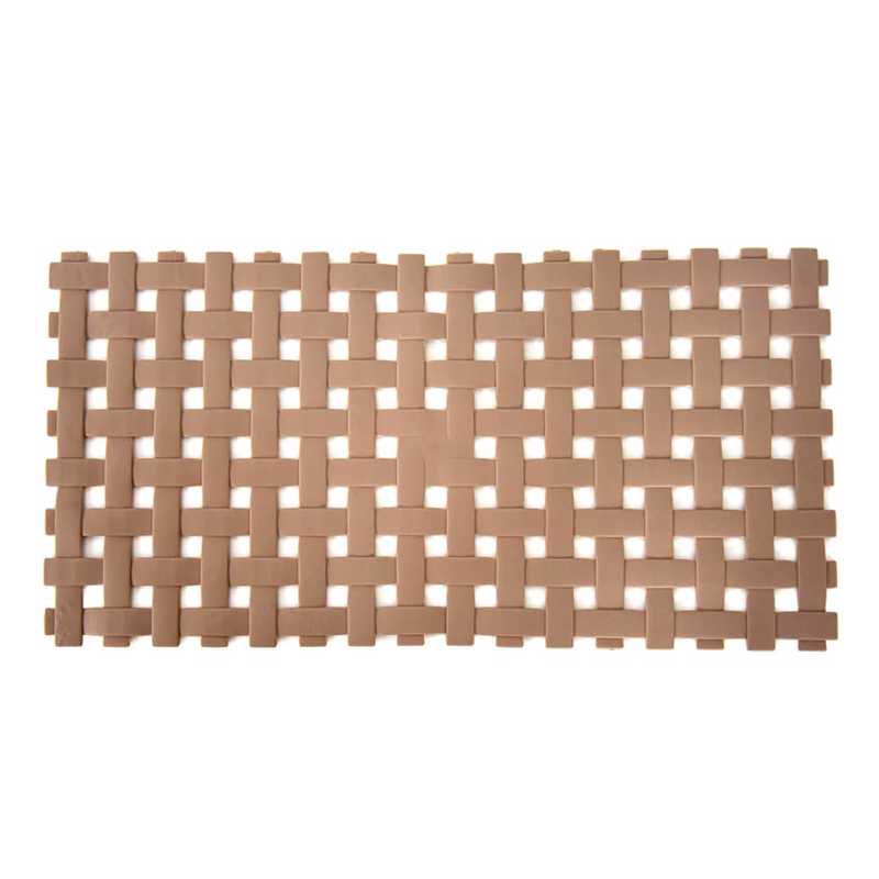 Dimitracas Αντιολισθητικό Ταπέτο Μπανιέρας Plexo Taupe 