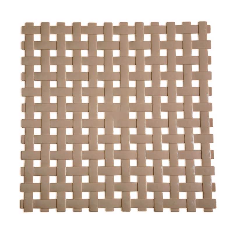 Dimitracas Αντιολισθητικό Ταπέτο Ντουζιέρας Plexo Taupe