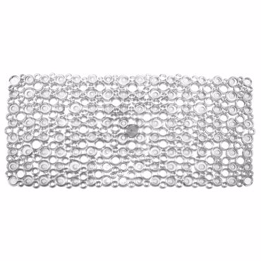 Dimitracas Αντιολισθητικό Ταπέτο Μπανιέρας Rings Διάφανο 35x71cm 00273.002