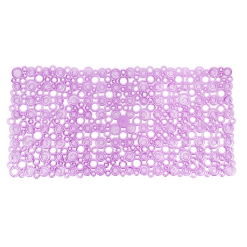 Αξεσουάρ Μπάνιου agiovlasitishome - ΣΗΜΑΝΤΙΚΟ: Σε περίπτωση διαφοράς τιμής από το κατάστημα ισχύει παντα και μόνο η τιμή του καταστήματος Dimitracas Αντιολισθητικό Ταπέτο Μπανιέρας Rings Διάφαν