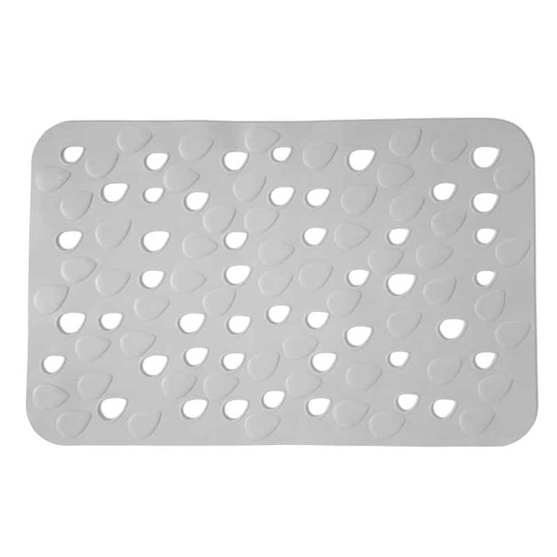 Dimitracas Αντιολισθητικό Ταπέτο Μπανιέρας Drops Γκρι 3