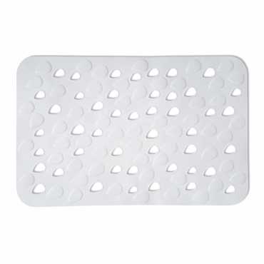 Dimitracas Αντιολισθητικό Ταπέτο Μπανιέρας Drops Λευκό 34x54cm 00292.006