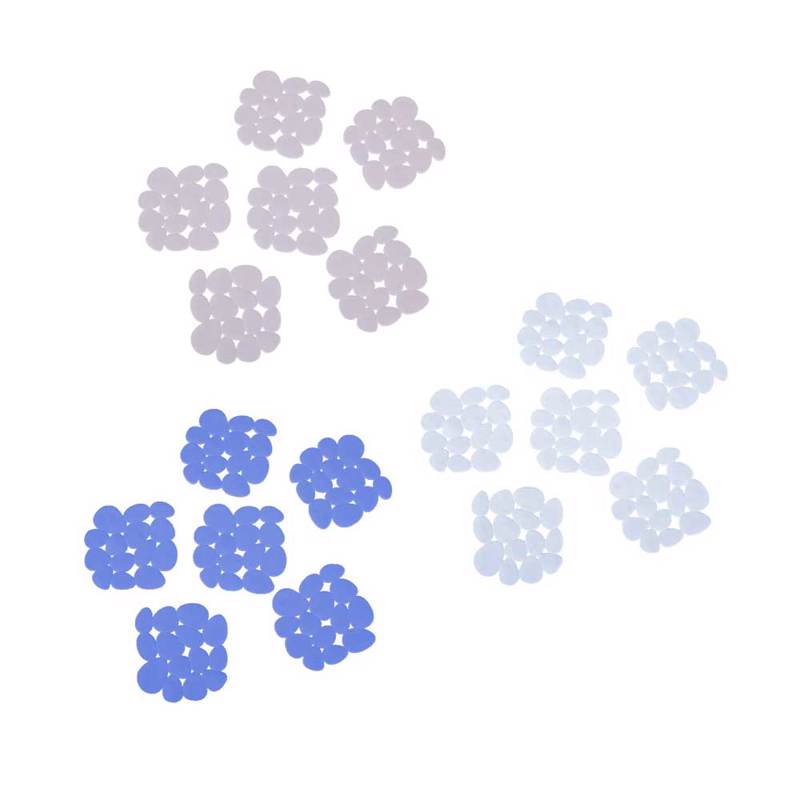 Αξεσουάρ Μπάνιου agiovlasitishome - ΣΗΜΑΝΤΙΚΟ: Σε περίπτωση διαφοράς τιμής από το κατάστημα ισχύει παντα και μόνο η τιμή του καταστήματος Dimitracas Σετ των 6 Αντιολισθητικά Σχέδια ''Βοτσαλάκι'