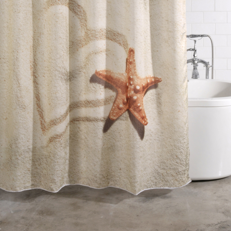 Dimitracas Κουρτίνα AKTI Rainbow 180x200cm Υφασμάτινη Μπεζ 02390.001