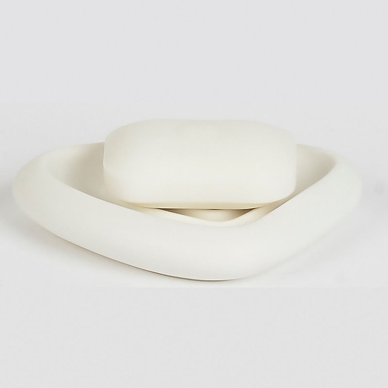 Dimitracas - ΣΗΜΑΝΤΙΚΟ: Σε περίπτωση διαφοράς τιμής από το κατάστημα ισχύει παντα και μόνο η τιμή του καταστήματος Dimitracas Σαπουνοθήκη SPIRELLA Etna Κεραμική Λευκή 12.