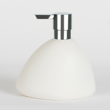 Dimitracas Dispenser SPIRELLA Etna Κεραμικό Λευκό Φ7x10.5cm 02670.001