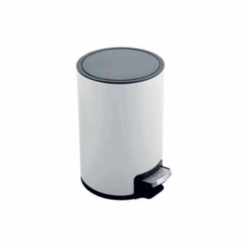 Dimitracas - ΣΗΜΑΝΤΙΚΟ: Σε περίπτωση διαφοράς τιμής από το κατάστημα ισχύει παντα και μόνο η τιμή του καταστήματος Dimitracas Χαρτοδοχείο SPIRELLA Riku Μεταλλικό Λευκό Μα