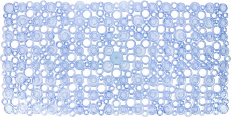 Αξεσουάρ Μπάνιου agiovlasitishome - ΣΗΜΑΝΤΙΚΟ: Σε περίπτωση διαφοράς τιμής από το κατάστημα ισχύει παντα και μόνο η τιμή του καταστήματος Dimitracas Αντιολισθητικό Ταπέτο Μπανιέρας Rings Διάφαν