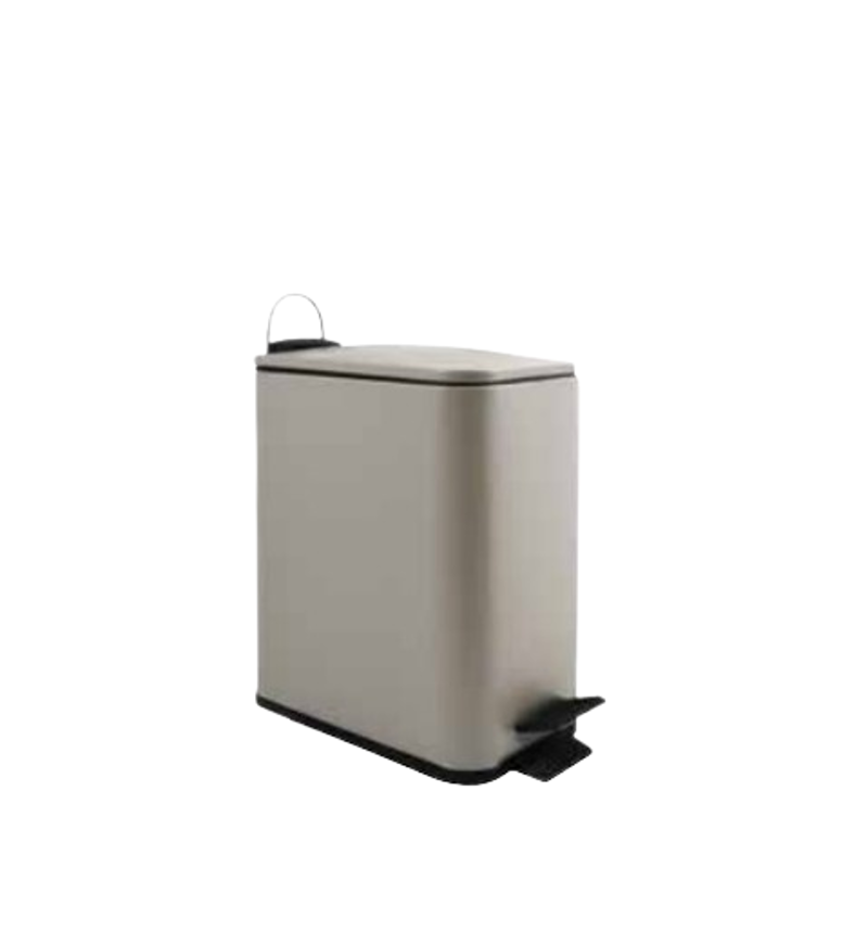 Αξεσουάρ Μπάνιου agiovlasitishome - ΣΗΜΑΝΤΙΚΟ: Σε περίπτωση διαφοράς τιμής από το κατάστημα ισχύει παντα και μόνο η τιμή του καταστήματος Dimitracas Χαρτοδοχείο 5lt SPIRELLA Erik Μεταλλικό Taup