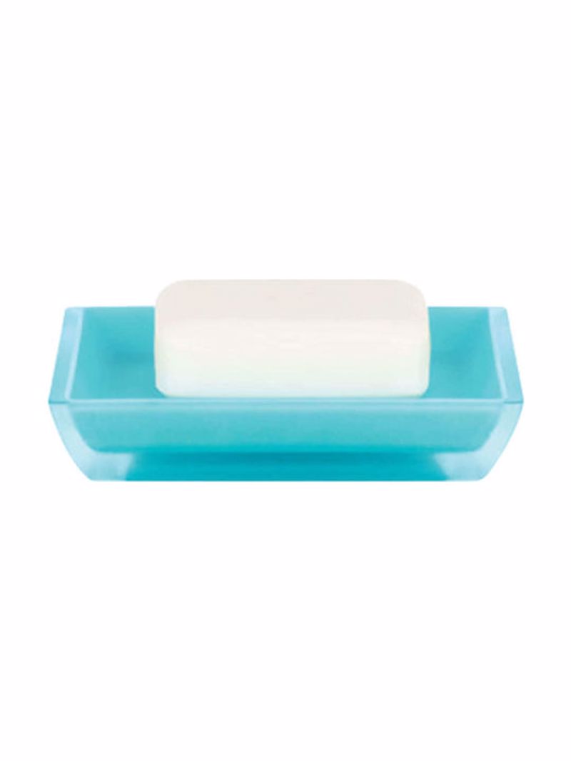 Dimitracas Σαπουνοθήκη SPIRELLA Freddo Polyresin Light Aqua 12.5x8.6x2.3cm 03121.003