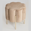 ESTHETI home Skampo Beloudino Bez me Xrusa Podia 39x39x40cm 750-14029