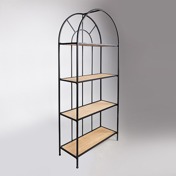 ESTHETI home Rafiera Metalliki Mavri 70x28x161cm 750-31528