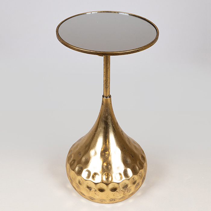 ESTHETI home Boithitiko Trapezaki Metalliko Xruso me Kathrepti F39x67cm 750-39554