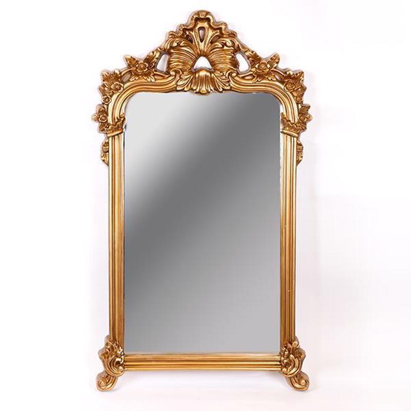 Καθρέπτες agiovlasitishome - ΣΗΜΑΝΤΙΚΟ: Σε περίπτωση διαφοράς τιμής από το κατάστημα ισχύει παντα και μόνο η τιμή του καταστήματος ESTHETI home Καθρέπτης Τοίχου PU Αντικέ Χρυσός 66x6x122