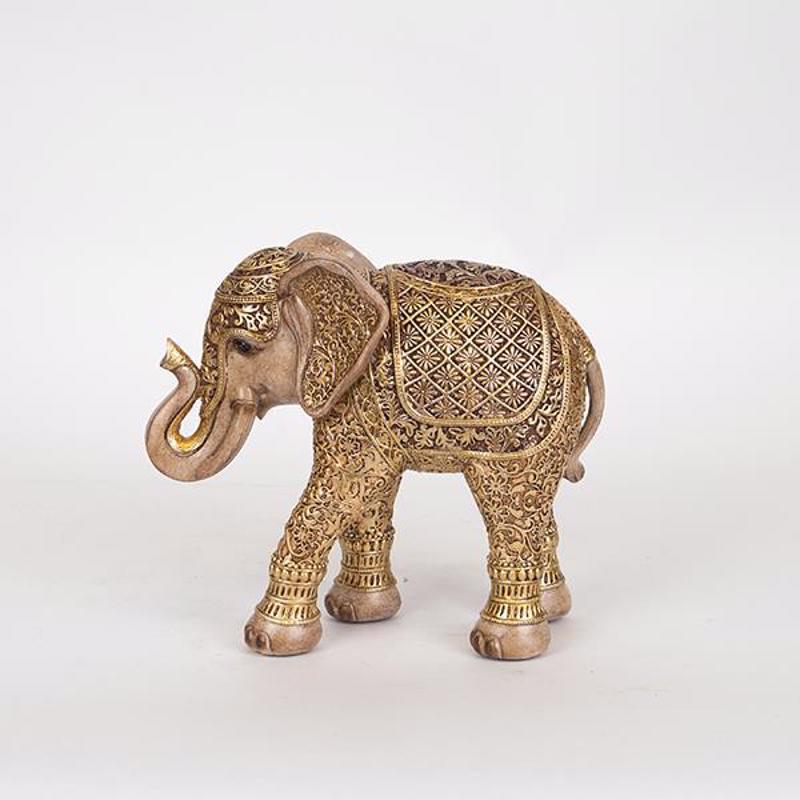 ESTHETI home - ΣΗΜΑΝΤΙΚΟ: Σε περίπτωση διαφοράς τιμής από το κατάστημα ισχύει παντα και μόνο η τιμή του καταστήματος ESTHETI home Επιτραπέζιο Διακοσμητικό Ελέφαντας Χρυσός