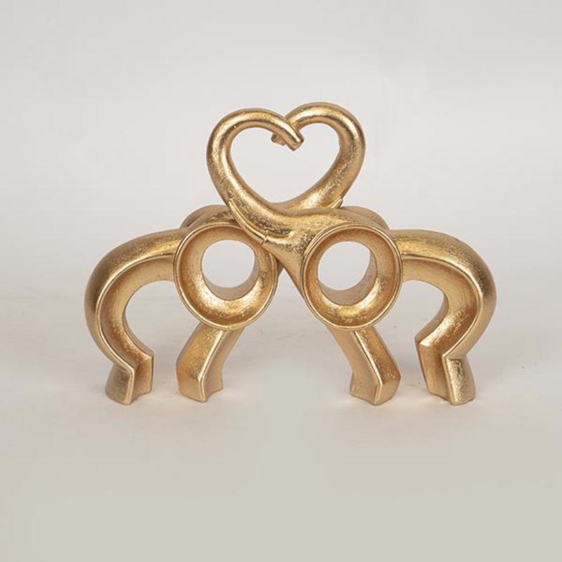 ESTHETI home Επιτραπέζιο Διακοσμητικό ''Ζεύγος Ελέφαντε