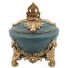 ESTHETI home Bizoutiera Resin Prasini/Xrusi F12x13cm 752-17070