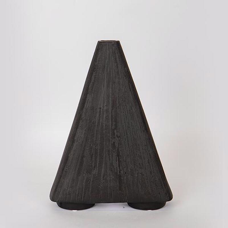 ESTHETI home Βάζο Κεραμικό Μαύρο 26x8.5x34.5cm 752-2015