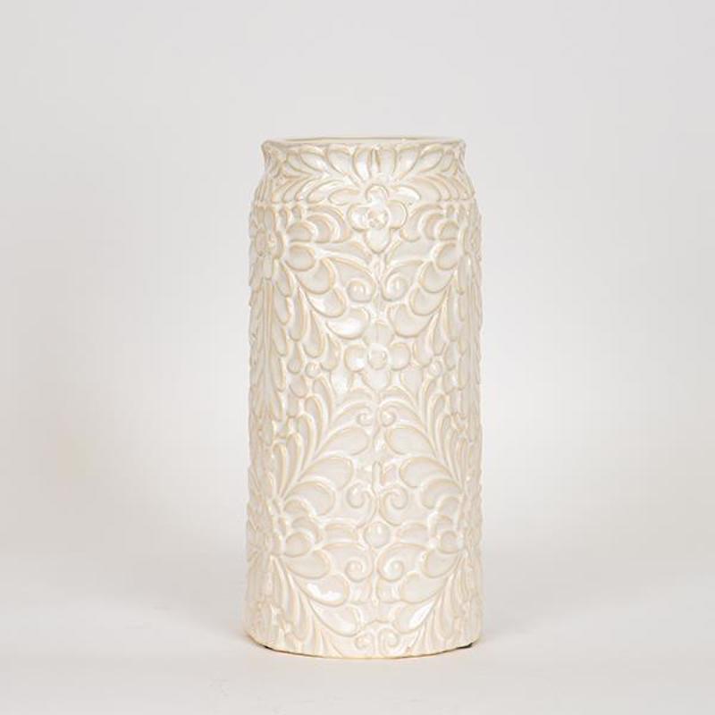 ESTHETI home - ΣΗΜΑΝΤΙΚΟ: Σε περίπτωση διαφοράς τιμής από το κατάστημα ισχύει παντα και μόνο η τιμή του καταστήματος ESTHETI home Βάζο Κεραμικό Γκρι 9.5x9.5x20.5cm 752-2016