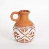 ESTHETI home Bazo Keramiko Terracotta/Lefko 13.1x13.1x17.7cm 752-20231