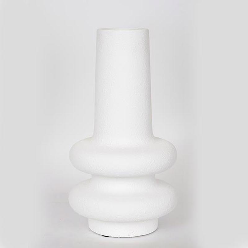 ESTHETI home Βάζο Κεραμικό Λευκό Φ21.5x39cm 752-20272