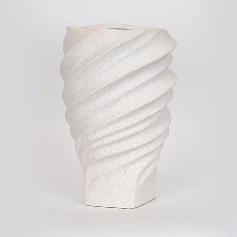 ESTHETI home Βάζο Κεραμικό Λευκό Φ20x31cm 752-20297