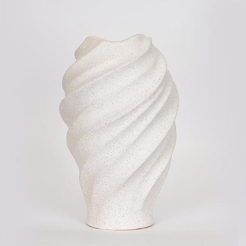 ESTHETI home Βάζο Κεραμικό Λευκό Φ17.5x28cm 752-20298