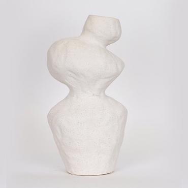 ESTHETI home Βάζο Κεραμικό Λευκό 17x13.5x32cm 752-20300