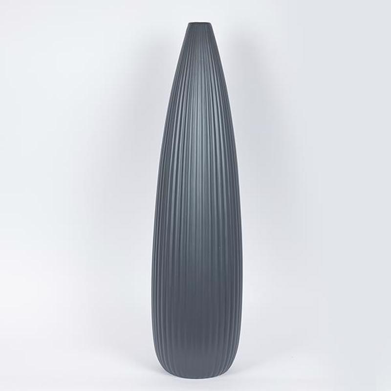 ESTHETI home Βάζο Κεραμικό Ανθρακί Φ19.5x78cm 752-20393