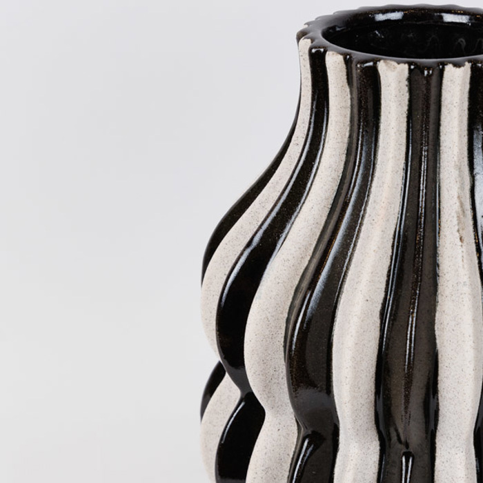 ESTHETI home Bazo Keramiko Mavro/Lefko F21x38cm 752-20427