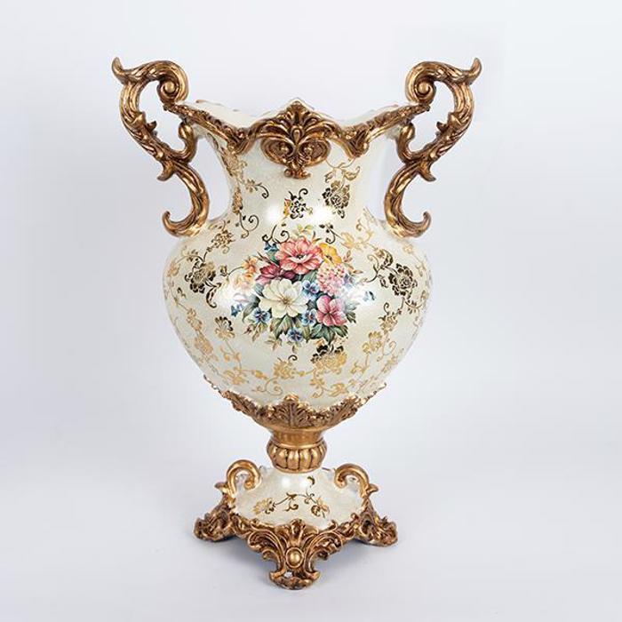 ESTHETI home Bazo Porselanis Bez/Xruso 34x22x48cm 752-21074