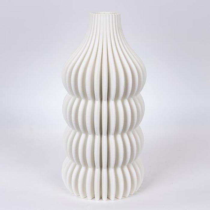 ESTHETI home Bazo Porselanis 3D Lefko F17.5x35.5cm 752-21096