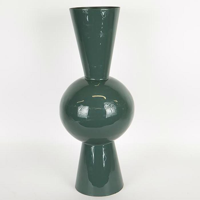 ESTHETI home Bazo Metalliko Prasino Skouro 25x25x60cm 752-22053