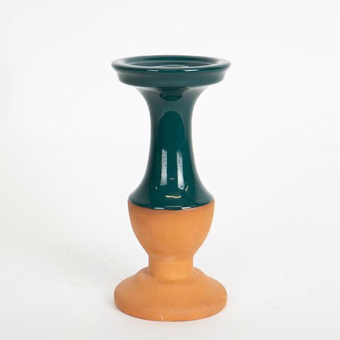 ESTHETI home Kiropigo Keramiko Terracotta/Prasino F9.5x20.7cm 752-25012