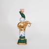 ESTHETI home Kiropigo ''Elefantas'' Resin Prasino/Xruso 8x8x29.5cm 752-26033