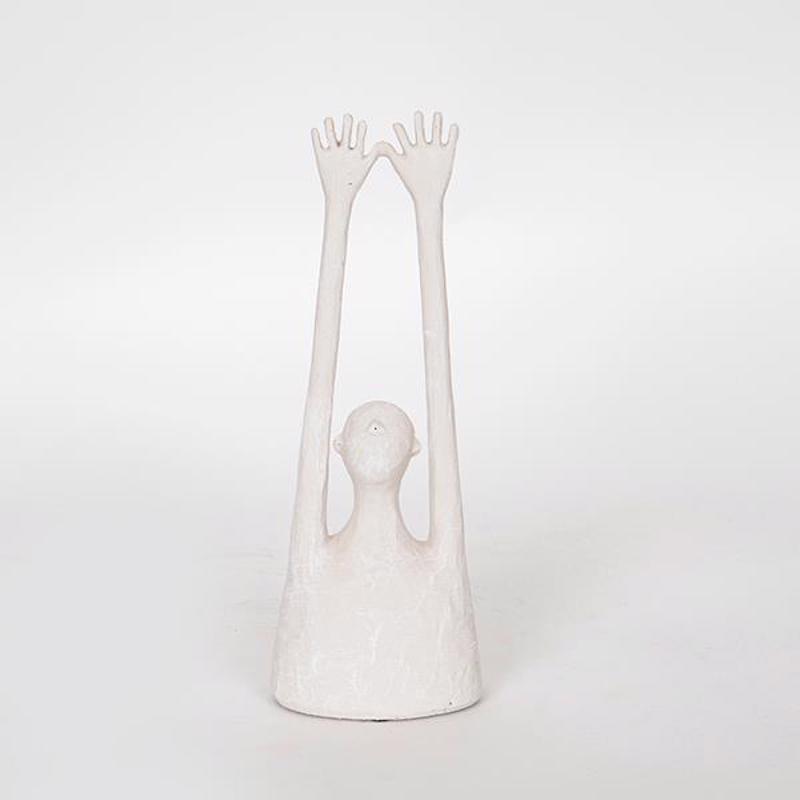 ESTHETI home - ΣΗΜΑΝΤΙΚΟ: Σε περίπτωση διαφοράς τιμής από το κατάστημα ισχύει παντα και μόνο η τιμή του καταστήματος ESTHETI home Διακοσμητικό Γλυπτό Resin Γκρι 8.5x6x24cm