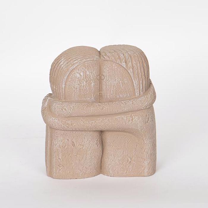 ESTHETI home Diakosmitiko Gupto Zevgri Tsimentenio Kafe 18x11x19.5cm 752-27024