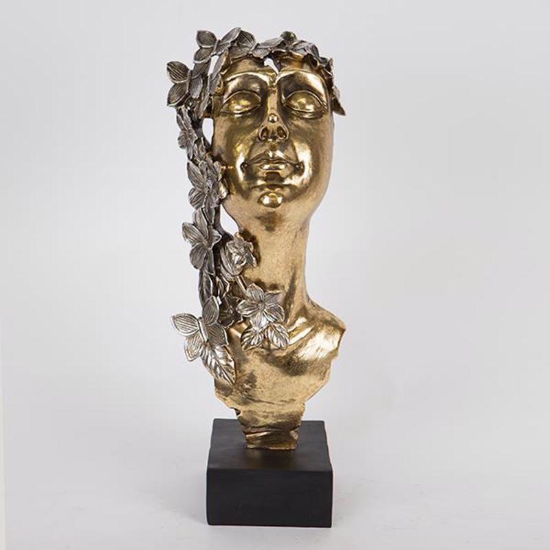 ESTHETI home - ΣΗΜΑΝΤΙΚΟ: Σε περίπτωση διαφοράς τιμής από το κατάστημα ισχύει παντα και μόνο η τιμή του καταστήματος ESTHETI home Γλυπτό Γυναίκα με Πεταλούδες και Λουλούδια