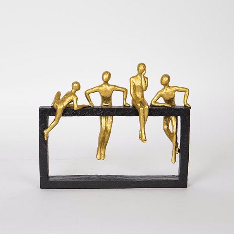 ESTHETI home Διακοσμητικό Γλυπτό ''Άνθρωποι και Πλαίσιο