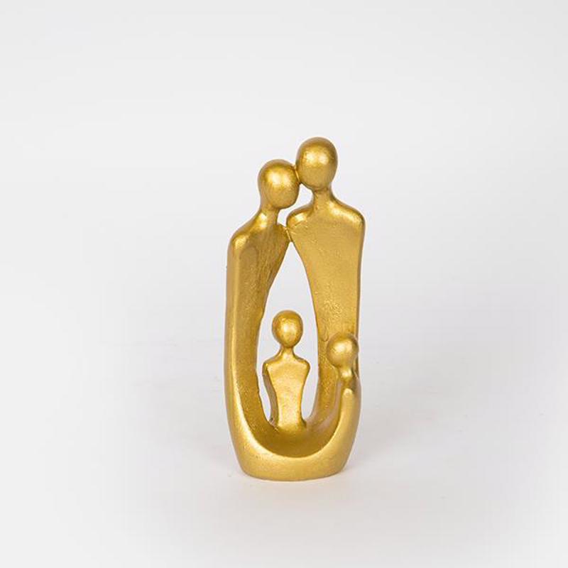 ESTHETI home Διακοσμητικό Γλυπτό ''Άνθρωποι'' Χρυσό 6.5