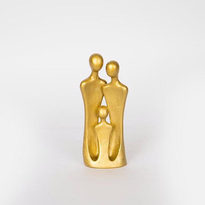 ESTHETI home Διακοσμητικό Γλυπτό ''Άνθρωποι'' Χρυσό 7x4