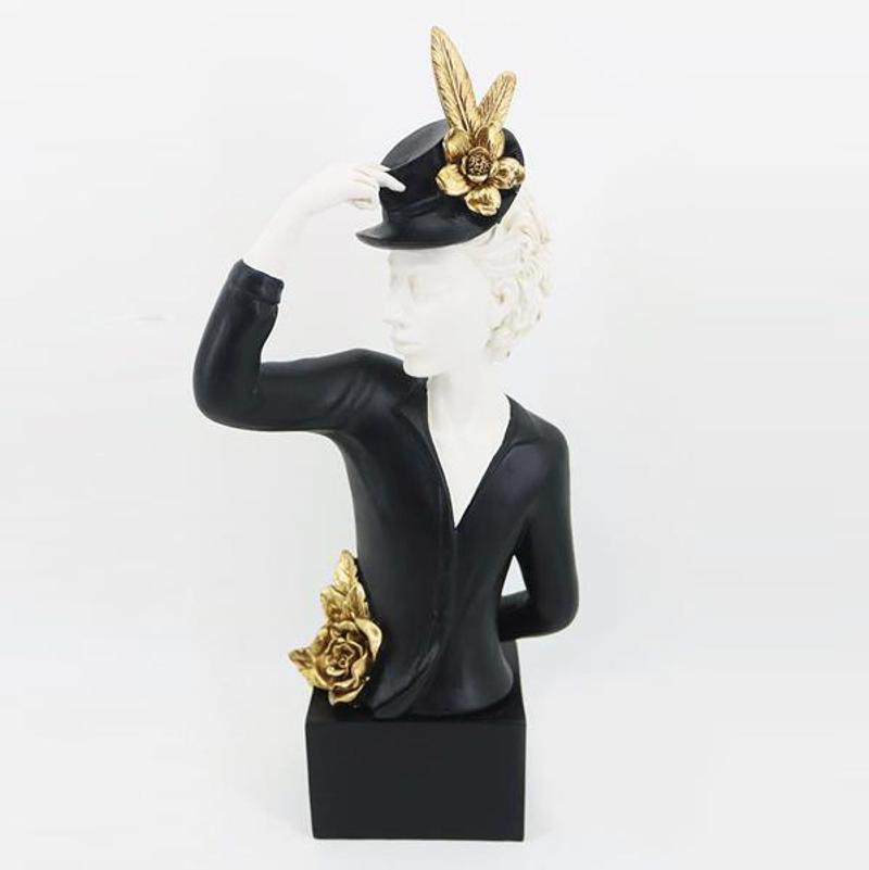 ESTHETI home - ΣΗΜΑΝΤΙΚΟ: Σε περίπτωση διαφοράς τιμής από το κατάστημα ισχύει παντα και μόνο η τιμή του καταστήματος ESTHETI home Επιτραπέζιο Διακοσμητικό Γλυπτό Γυναίκα με