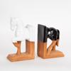 ESTHETI home Set ton 2 Bibliostatis ''Alog'' Keramikos Terracotta/Mavros/Lefkos 23.5x7.2x20.5cm 752-28519