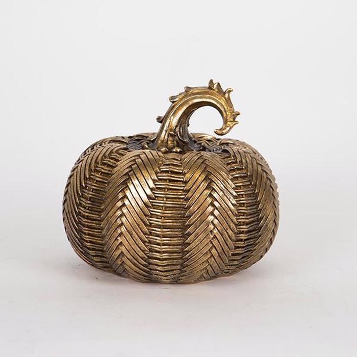 ESTHETI home Diakosmitiki Kolokutha Keramiki Xrusi/Mavri F16.5x15cm 752-28526