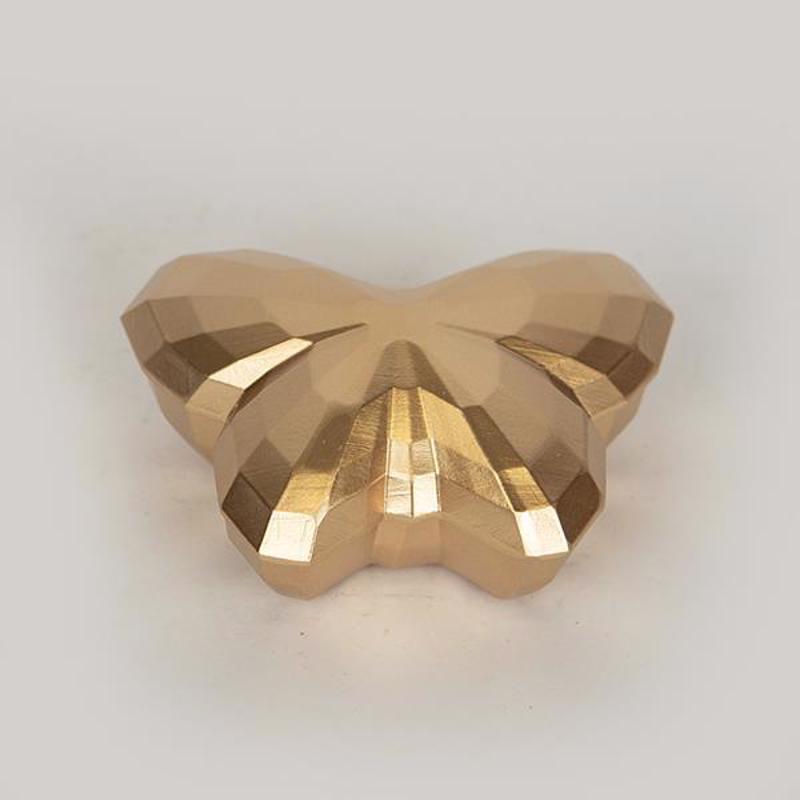 ESTHETI home Διακοσμητικό Κουτί Resin Χρυσό σε Σχήμα Πε