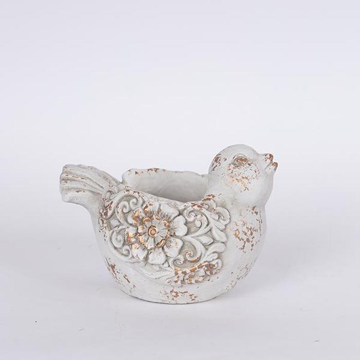 ESTHETI home Kaspo ''Pouli'' Tsimentenio Lefko 19x15x13.5cm 752-28581