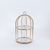 ESTHETI home Diorofi Ornterbiera Metalliki Xrusi me Kathrepti F23x42cm 754-11025
