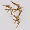 ESTHETI home Diakosmitiko Toixou me Xelidonia Xruso 18.5x2.8x30.3cm 755-10089