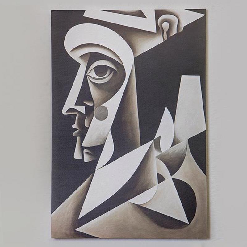 ESTHETI home Πίνακας Καμβάς ''Αφηρημένη Τέχνη με Πρόσωπ