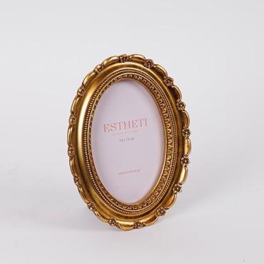 ESTHETI home Κορνίζα (10x15cm) Resin Χρυσή 15.2x2.2x19.8cm 756-12187